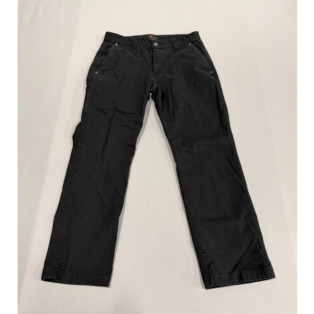 Eddie Bauer Men's Black Specialty Dyed Straight Leg Casual Chinos‎ Pants 32x30